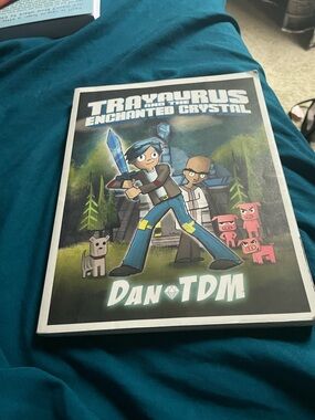 Trayaurus and the Enchanted Crystal Kids Book - Teal Cover